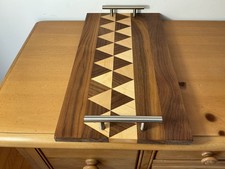 Tavola salumi noce massello e