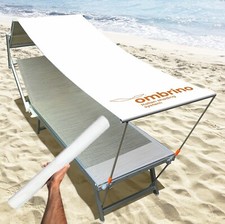 OMBRINO - Tendalino ombreggiante per lettini prendisole: SPIAGGIA MARE GIARDINO