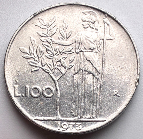 Italy 100 lire - 100, 1973-r