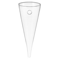 Vaso in vetro cono circolare