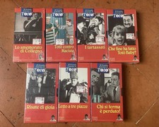 Lotto 7 VHS Totò Nuove Con