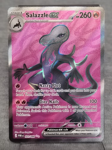 Salazzle 101 double rare - ex,