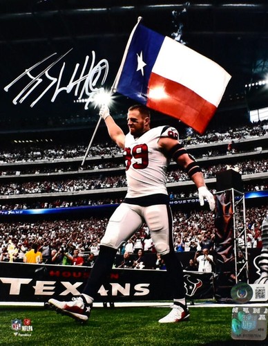 Watt autographed houston - watt,