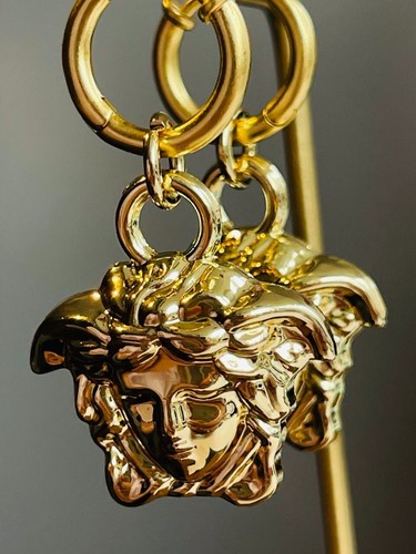100 versace earrings - versace, head