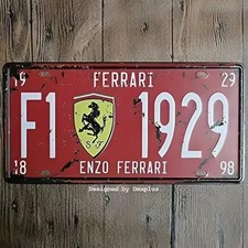 Targa in Metallo Retrò 30×15