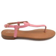 Sandalo basso fucsia infradito