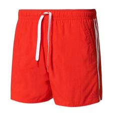 ADIDAS BJ8814 .CORE RED S17 3 STRIPES - COSTUME UOMO - SHORT - MARE/PISCINA