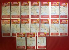 STRADE D'ITALIA Lotto 17 Cartine / Mappe De Agostini / La Repubblica (1999)