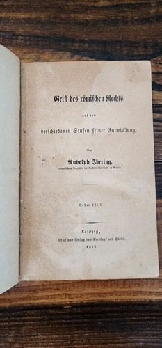 Spirit the roman law - spirit,