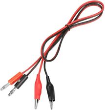 CAVO TESTER SPINA A COCCODRILLO CONNETTORE BANANA 30V 5A