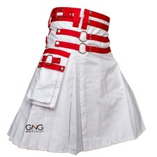 Uomo scozzese bianco rosso - scozzese, e