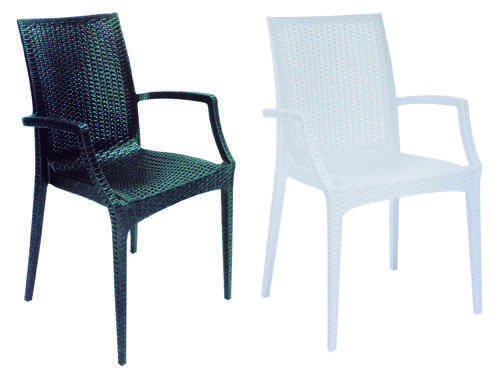 Poltrone rattan bistrot - poltrone,
