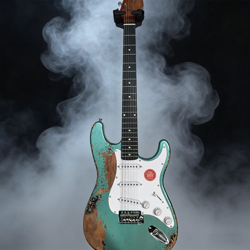 Chitarra elettrica sss verde - sss,
