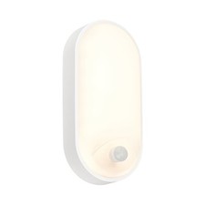 Applique Esterno Moderno Ruch Plastica Bianco Led Integrato 12W 3000K