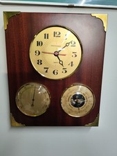 Stazione Meteorologica con Orologio stile nautico anni 70/80