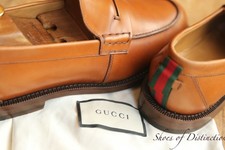 Gucci scarpe in pelle marrone