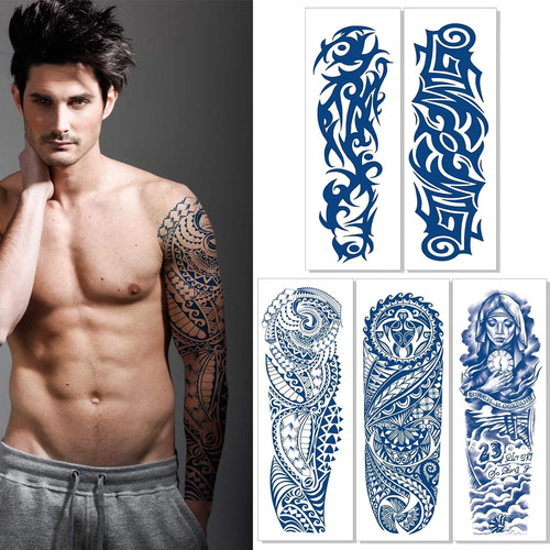 Tatuaggi manica semipermanente - tatuaggi,
