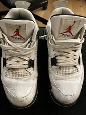 Jordan 4 retrò bianco cemento
