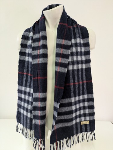 Burberry sciarpa lana - burberry, blu