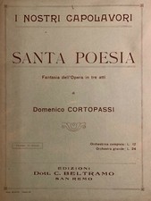 Spartito musica 1930 -SANTA