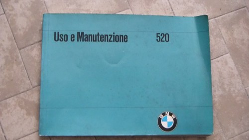 Bmw 520 uso manutenzione - 520,