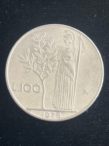 Moneta 100 lire 1976 - 100, italia