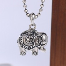 Ciondolo elefante A23 argento