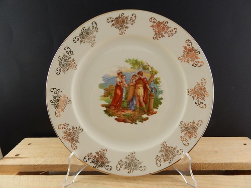 Antico piatto porcellana - piatto,