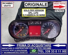 QUADRO STRUMENTI CONTA KM versioni GPL LPG di fabbrica OPEL CORSA E 1.4 BEN GAS
