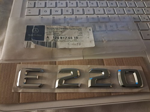 Mercedes w211 w212 - w212, stemma