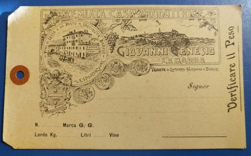 1906 genesio morra - genesio, (la