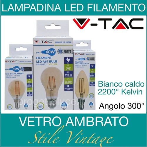 Lampada led filamento vintage - led,