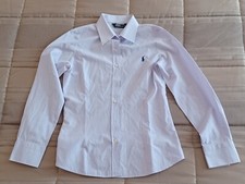 Camicia donna/ragazza Polo by Ralph Lauren. Taglia 40. Colore bianco/rosa