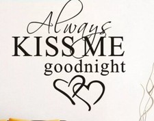 Adesivi murali frasi kiss - frasi,