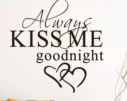 Adesivi murali frasi kiss - adesivi,