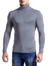 Maglione Dolcevita uomo grigio