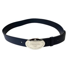 Prada cintura in pelle blu