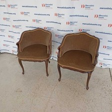 Coppia Poltroncine Antiche a