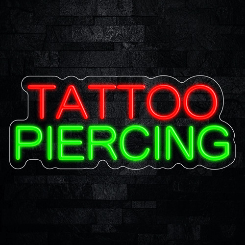 Piercing tatuaggio insegna - piercing,