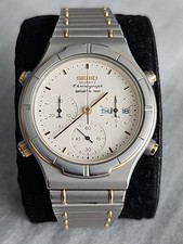 Seiko 7A38-7130 Sports 150 Quartz Chronograph DayDate Japan Made 1983 rarità 