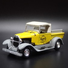 1929 29 Ford Modello A Pick-Up Camion Giallo 1:64 Diorama Scala Modellino Auto