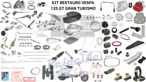 Kit restauro completo vespa - kit,