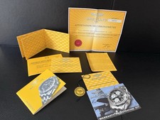 Breitling Orologio Documenti Manuale COSC Certificato Garanzia Libretto Tag Autentico