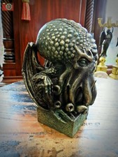 CTHULHU WINGED OCTOPUS FIGURE STATUE Lovecraft Weird Tales Steampunk Nemesis Now
