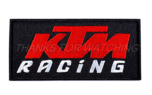 Ktm racing embroidered - racing, patch