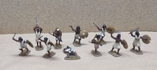 Soldatini Armies in Plastic Abissini  Plastic Painted by G.Berselli  10 PEZZI