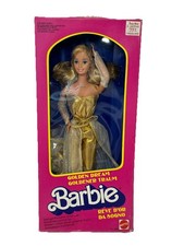 Barbie Vintage Sogno d'Oro Vintage #1874 1980 Emissione Estera Scatola Europea HTF NRFB