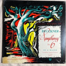 JOCHUM Bruckner: Symphony No. 6 1952 Vinyl LP Urania URLP 7041 - VG+