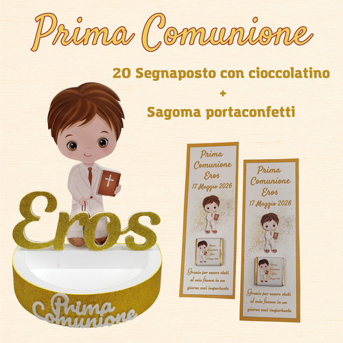 Portaconfetti prima comunione - portaconfetti,