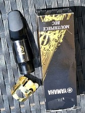 YAMAHA AS NEW 4C ALTO SAXOPHONE MOUTHPIECE,+LIGAT. /BOCCHINO SASSOFONO CONTRALTO